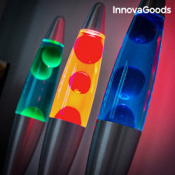 Lampe de Lave Magma rouge / bleu / vert InnovaGoods  Lampes
