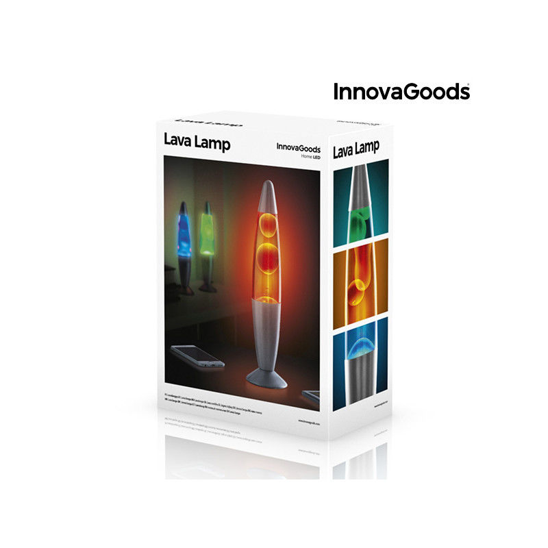 Lava Lamp red / blue / green 25W InnovaGoods Lamps