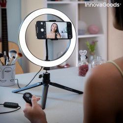 Selfie Ring Light Anneau de Lumière avec Triepied et Télécommande Youaro InnovaGoods InnovaGoods