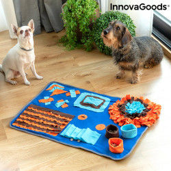 Schnüffelteppich für Hunde Spielmatte mit Belohnungen Foofield Körbchen und Matratzen