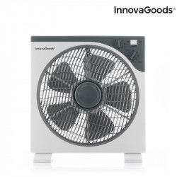InnovaGoods Box Ø 30 cm 50W White Grey Floor Fan Air conditioning and fans