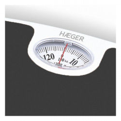 Pèse Personne Analogique Haeger Noir/Blanc 130 KG Bathroom scales