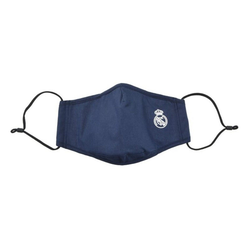 Masque en tissu hygiénique réutilisable Real Madrid C.F. Enfant Bleu Real Madrid C.F.