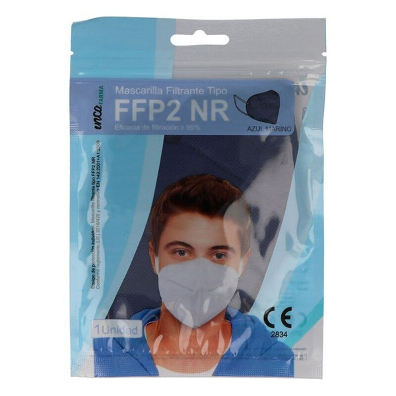 Masque hygiénique à usage unique (ou jetable) Farma FFP2 Inca Bleu Adultes Inca