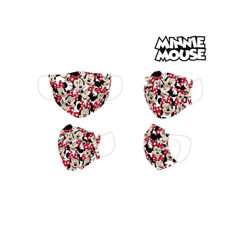 Masque hygiénique Minnie Mouse Enfant Rouge  Produits de détente