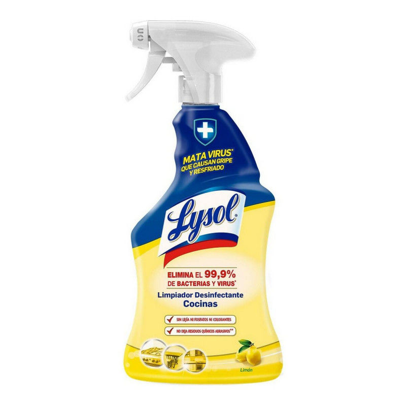 Spray désinfectant Lysol Cuisine Citron (1000 ml)  Autres produits ménagers
