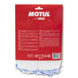 Chiffon en microfibres Motul MTL111022 Bleu / Blanc Coton Lavable Gant Ne rayent pas et ne détériorent pas les surfaces  Autr...