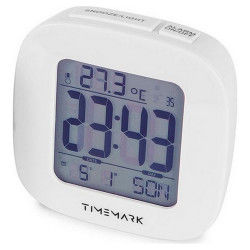 Pendule Réveil Timemark Blanc (9,5 x 9,5 x 4 cm) Timemark