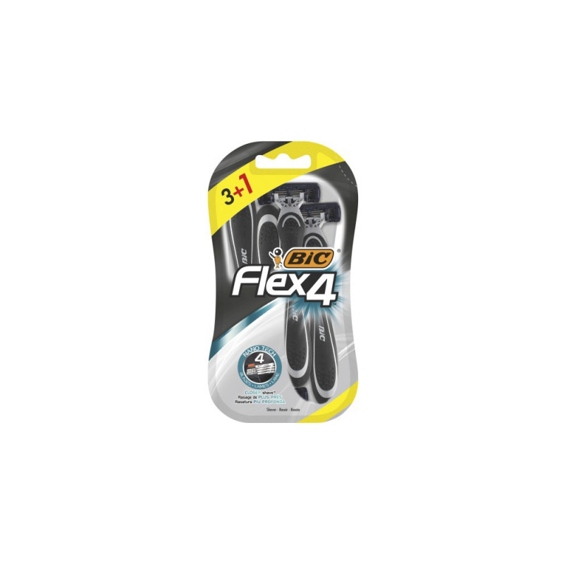 Bic Flex4 Nassrasierer (4 Stück) für eine glatte Rasur Hair removal and shaving