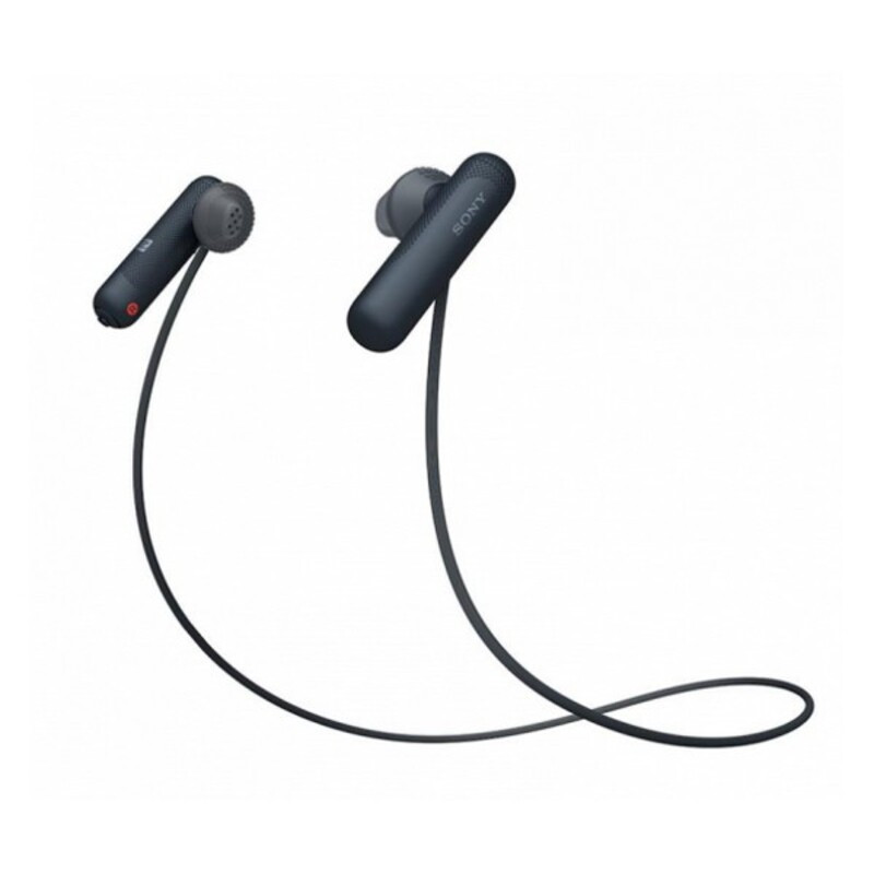 Schwarz Sony Bluetooth-Kopfhörer WISP-500 mit USB-Kabel Bluetooth-Kopfhörer