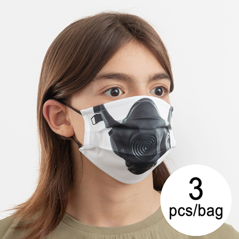 Masque en tissu hygiénique réutilisable Gas Luanvi Taille M Pack de 3 unités Well-being and relaxation products
