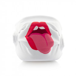 Masque en tissu hygiénique réutilisable Tongue Luanvi Taille M Pack de 3 unités Luanvi
