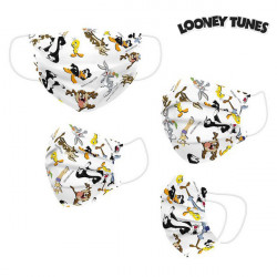 Masque en tissu hygiénique réutilisable Looney Tunes Enfant Blanc Well-being and relaxation products