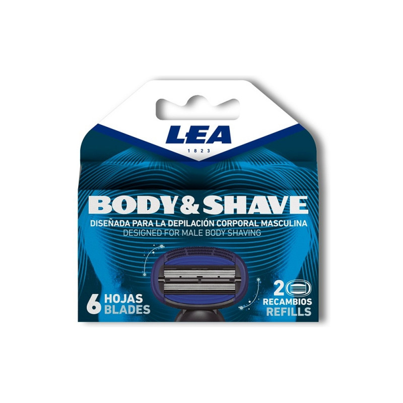 Remplacement de Lame de Rasoir Lea Body Shave (2 uds) Hair removal and shaving