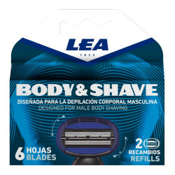 Remplacement de Lame de Rasoir Lea Body Shave (2 uds) Lea