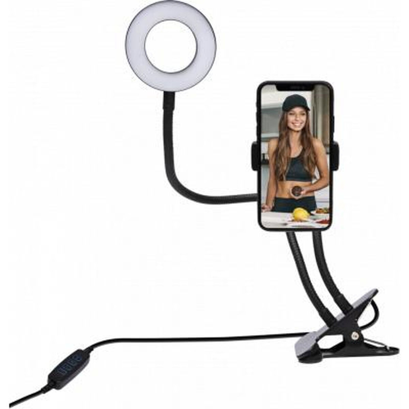 Anneau Lumineux Selfie avec Clip de Support Big Ben Interactive VLOGKITPINCEB Selfie sticks