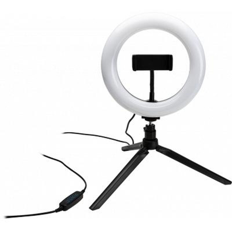 Selfie Ring Light Anneau de Lumière avec Triepied et Télécommande Big Ben Interactive VLOGKITTRIPB Big Ben Interactive