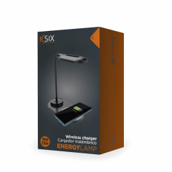 Lampe LED avec chargeur sans fil pour Smartphones KSIX 5W-10W KSIX