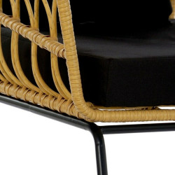 Chaise de jardin DKD Home Decor Métal Rotin (76 x 58 x 80 cm)  Mobilier d´extérieur