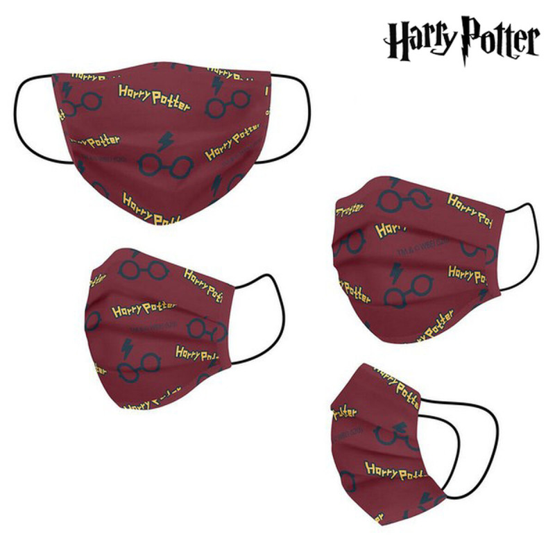 Masque en tissu hygiénique réutilisable Harry Potter Adulte Rouge Well-being and relaxation products