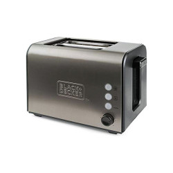 Grille-pain Black & Decker BXTO900E Acier inoxydable 900 W Toaster