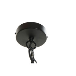 Suspension DKD Home Decor Noir Métal Marron 220 V 50 W (25 x 25 x 43 cm) Lamps