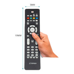 Black Philips Universal Remote for All Devices Remote Controls