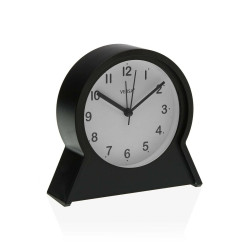 Schwarzer Kunststoff Wecker Versa Franki - 4,4 x 14,5 x 13,7 cm Alarm clocks