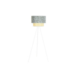 Lampadaire DKD Home Decor Métal Polyester Blanc Vert 220 V 50 W (40 x 40 x 129 cm)  Lampes