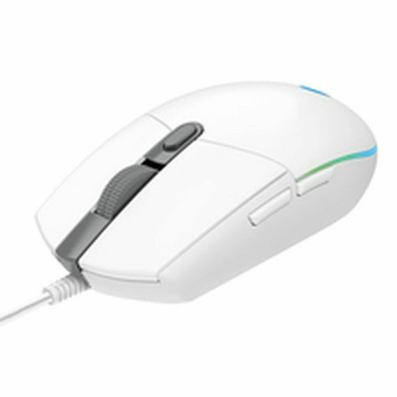 Logitech G203 LIGHTSYNC White Gaming Mouse for Enhanced Performance Mouse pads and mouse