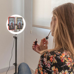 Anneau Lumineux pour Selfie Rechargeable KSIX Smartphone 10W Zubehör für Mobiltelefone und Tablets