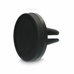 Support Magnétique pour Téléphone Portable pour Voiture KSIX 360º Noir  Supports pour portables et tablettes