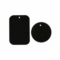 Support Magnétique pour Téléphone Portable pour Voiture KSIX 360º Noir KSIX
