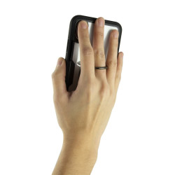 Coque avec Anneau Iphone KSIX Transparent  Housse de portable