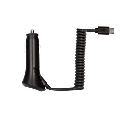 Chargeur de voiture Contact Micro USB 1A Noir  Chargeurs USB pour voiture