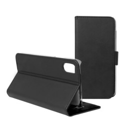 Housse pour Mobile avec coque Iphone X Contact Slim Noir Textile Polycarbonate Mobile phone cases