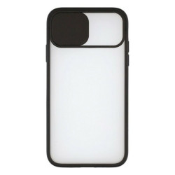 Housse pour Mobile avec Bord en TPU iPhone 12 Mini KSIX Duo Soft Cam Protect Noir Mobile phone cases