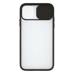 Housse pour Mobile avec Bord en TPU iPhone 12 Mini KSIX Duo Soft Cam Protect Noir Mobile phone cases
