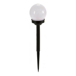 Balise Solaire Ballon Plastique Noir et blanc (10 x 34,5 x 10 cm) Ibergarden