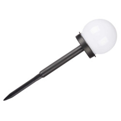 Balise Solaire Ballon Plastique Noir et blanc (10 x 34,5 x 10 cm) LED-Beleuchtung