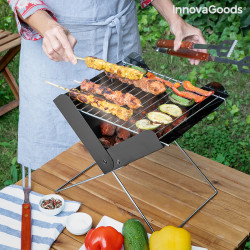 Mini-barbecue Pliable Portable pour Charbon Foldecue InnovaGoods InnovaGoods