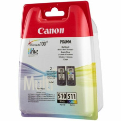 Cartouche d'Encre Compatible Canon PG-510/CL511 Noir Tricolore Jaune Cyan Magenta Canon