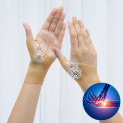 Protège-poignets de Compression avec Points Magnétiques Imontic InnovaGoods 2 Unités InnovaGoods