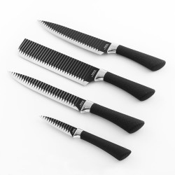 Ensemble de Couteaux Namiutsu Black Shark Swiss·Q InnovaGoods (4 Pièces) Knives and cutlery