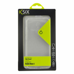 Protection pour téléphone portable Xiaomi Redmi Note 5 KSIX Flex TPU Transparent KSIX