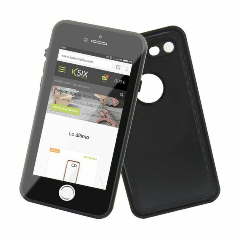 Protection pour téléphone portable Iphone 7/8 KSIX Noir (Immersible) KSIX