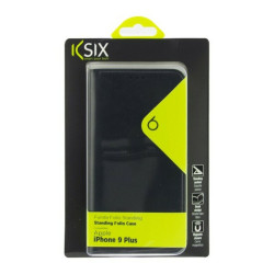 Housse Folio pour Mobile Iphone XS Max KSIX Noir  Housse de portable