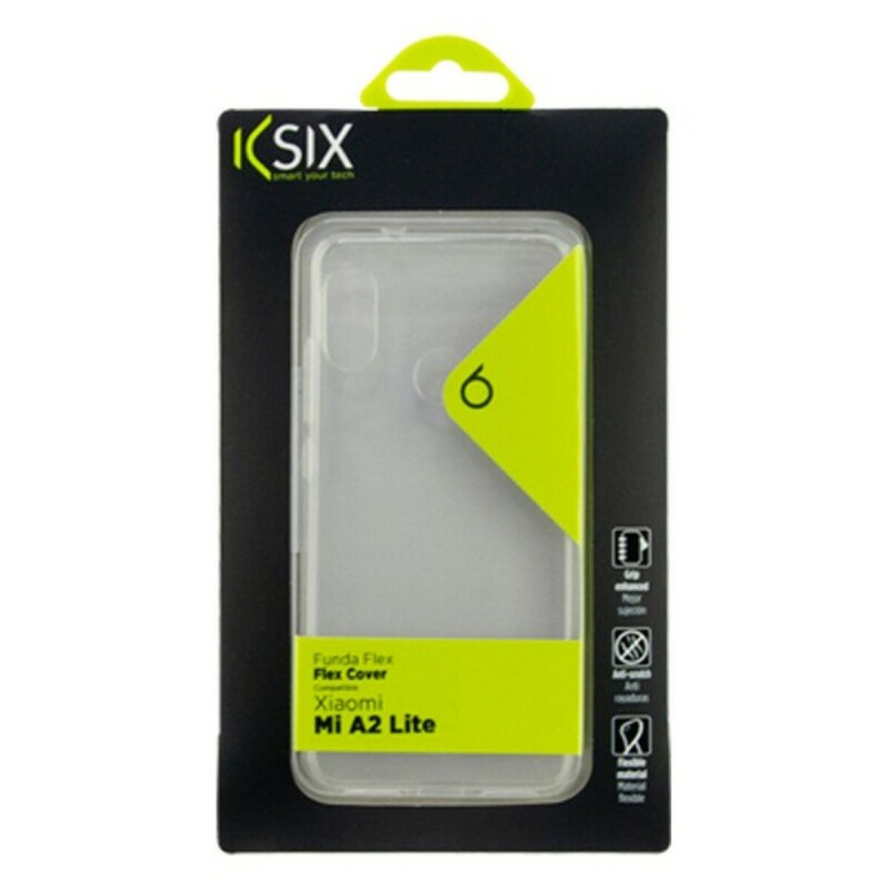 Protection pour téléphone portable Xiaomi Mi A2 Lite KSIX Flex Transparent KSIX