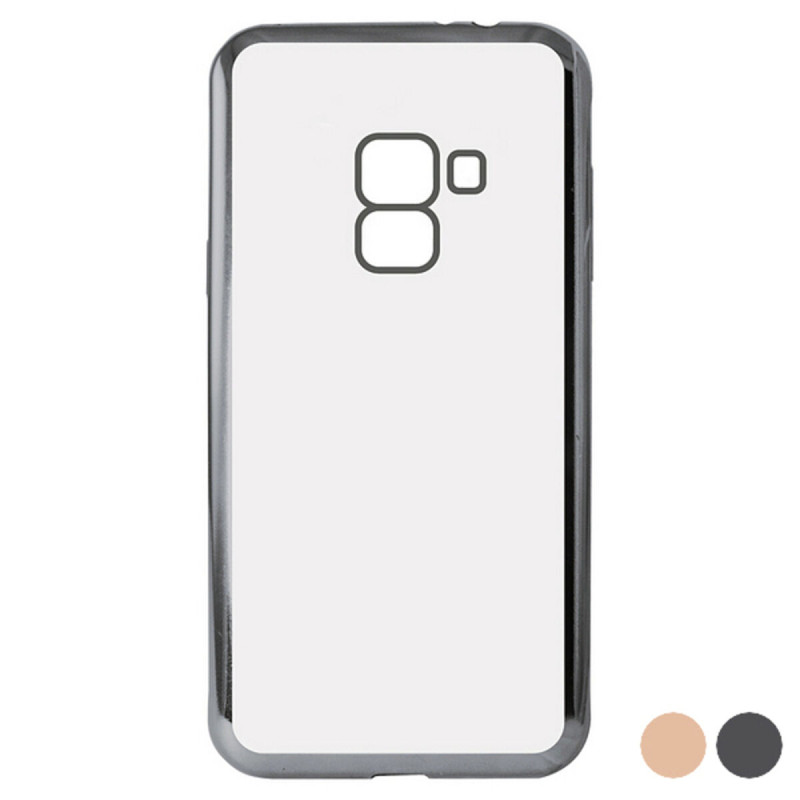 Protection pour téléphone portable Galaxy A8 2018 Flex Metal  Housse de portable