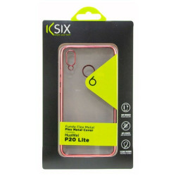 Protection pour téléphone portable Huawei P20 Lite KSIX Flex Metal TPU Flexible  Housse de portable